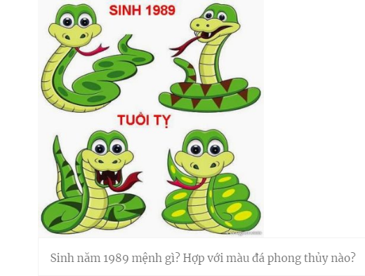 Sinh năm 1989 mệnh gì? Hợp với màu đá phong thủy nào?